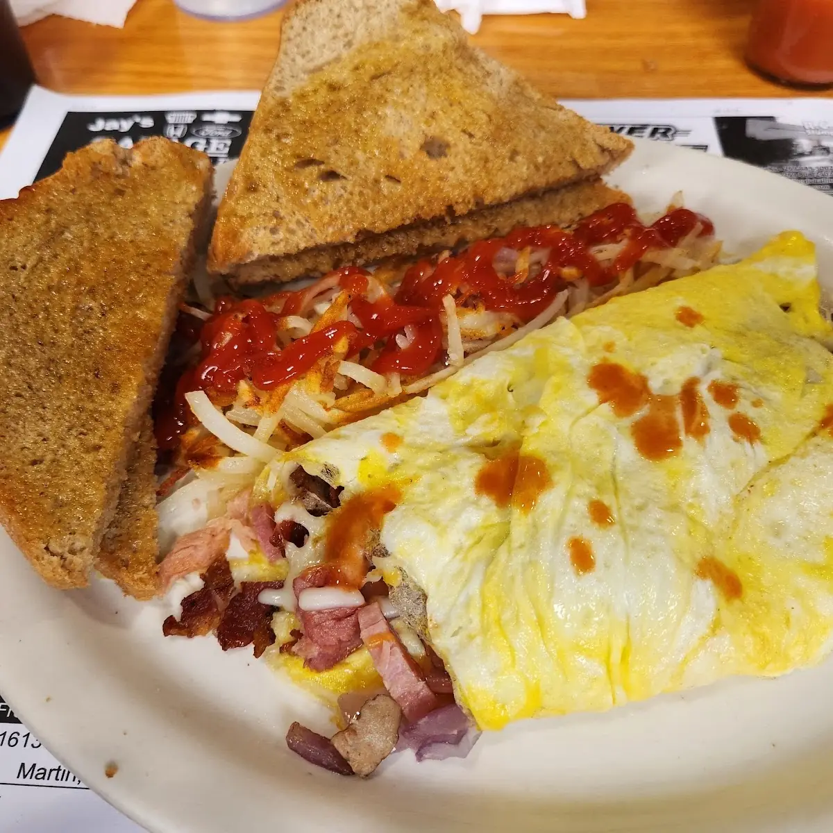 All Meat Lovers Omelette