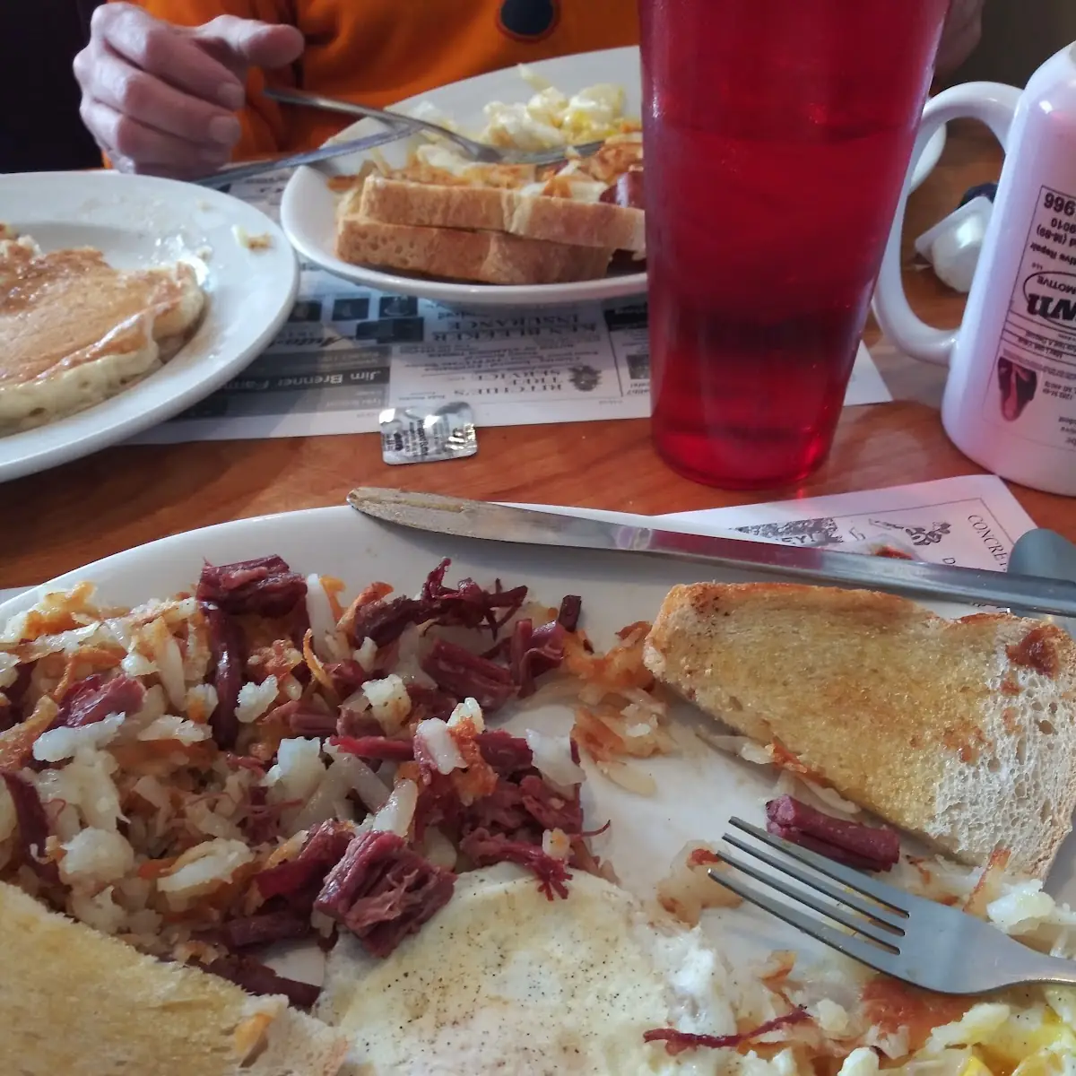 Corned Beef Hash and Eggs