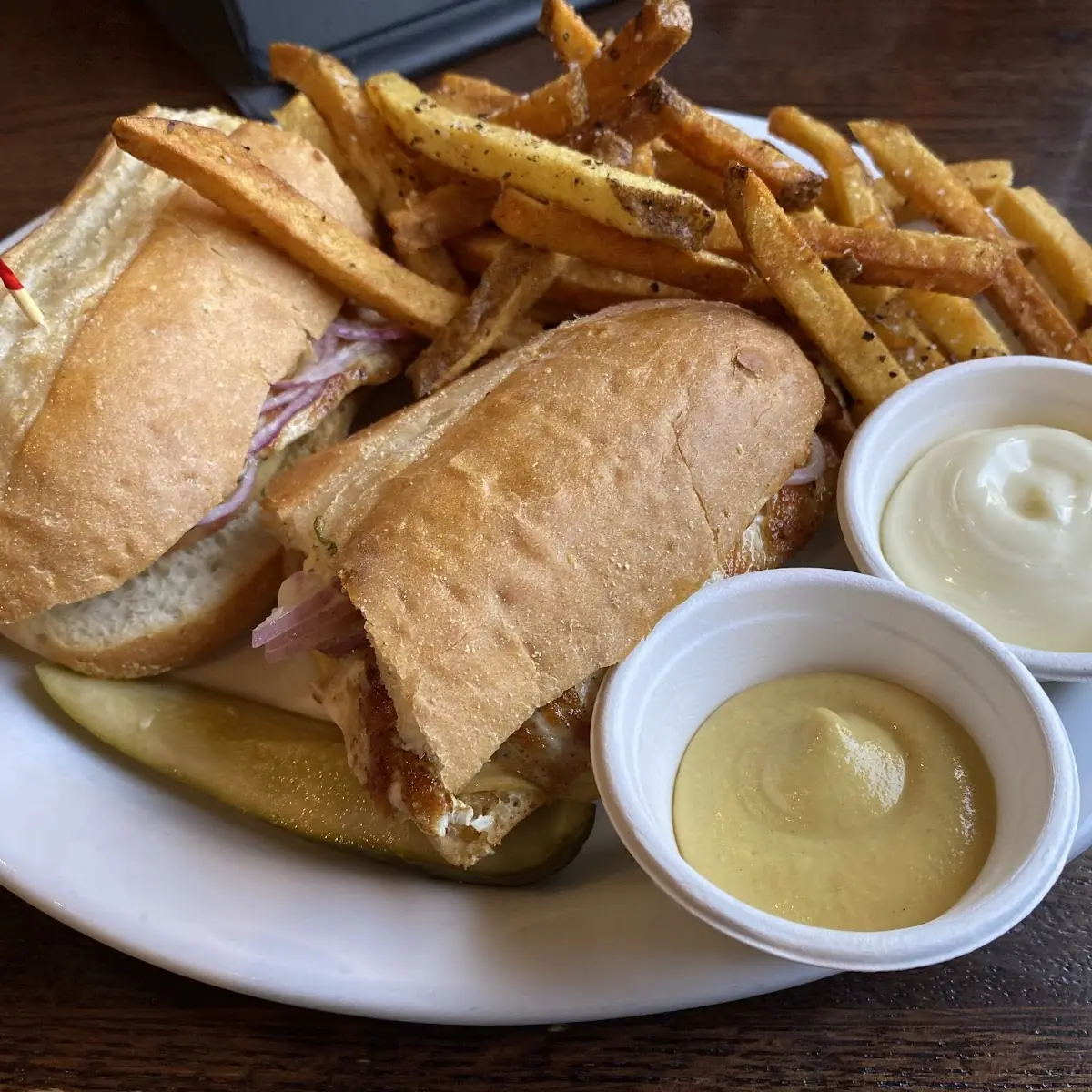 Ham and Swiss Cheese Sandwich