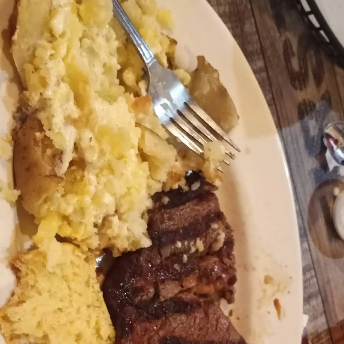12 Oz Ribeye with Baked Potato