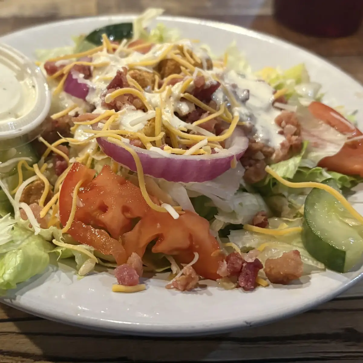 House Salad w Ranch Dressing