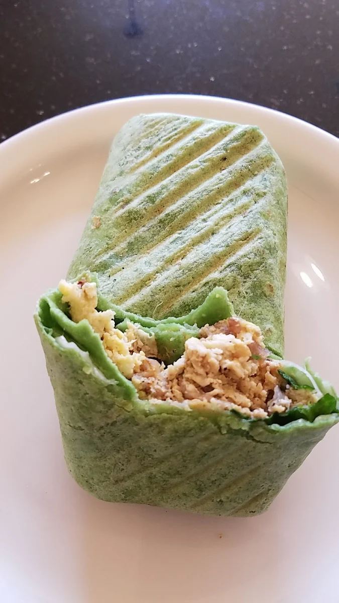 Spinach Breakfast Wrap