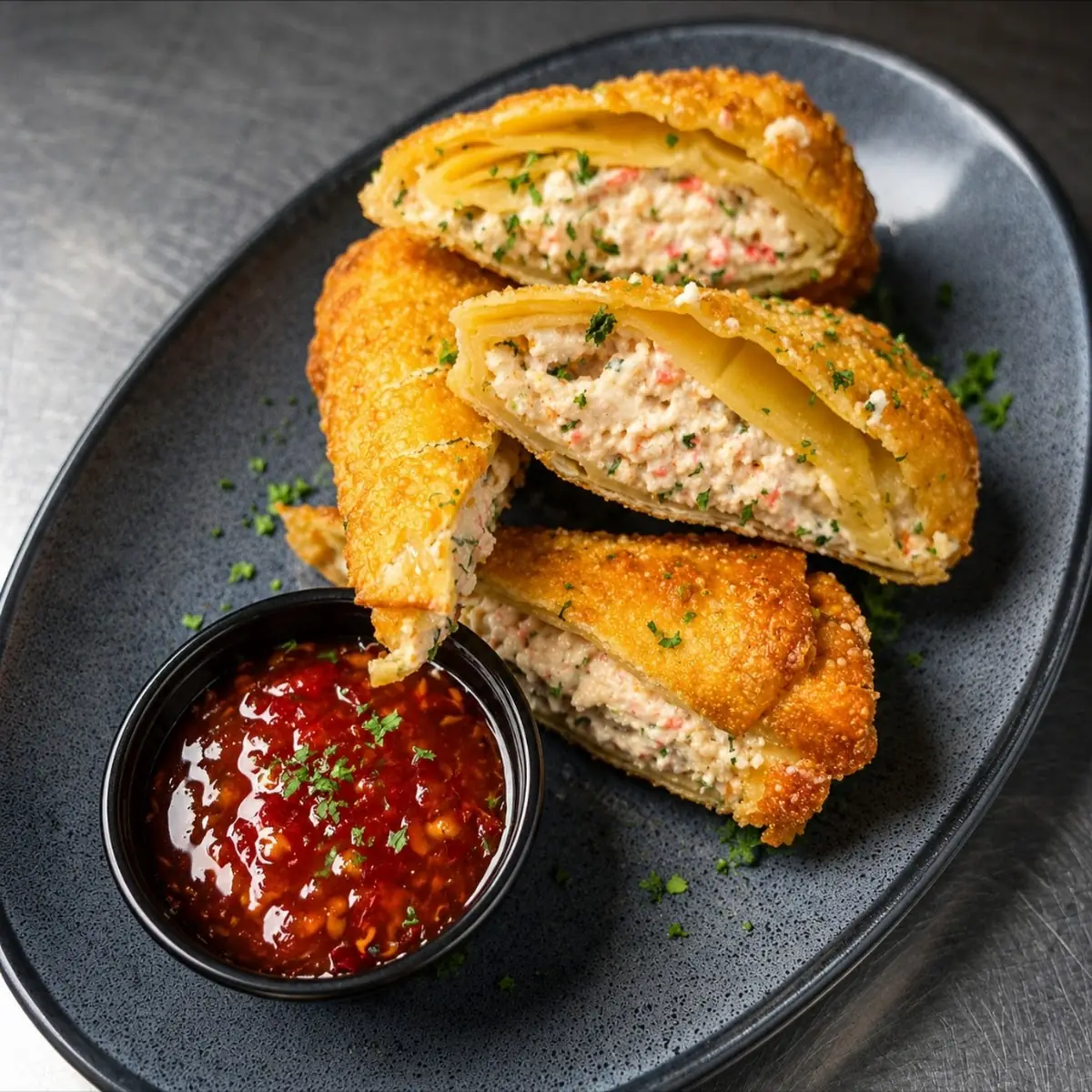Chicken Parm Eggrolls