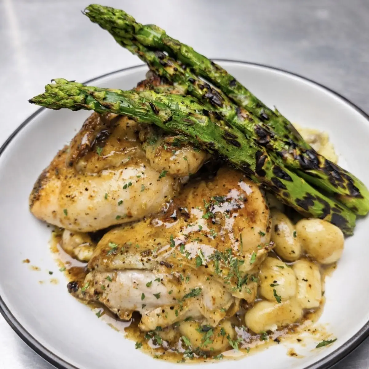 Roasted Chicken and Gnocchi