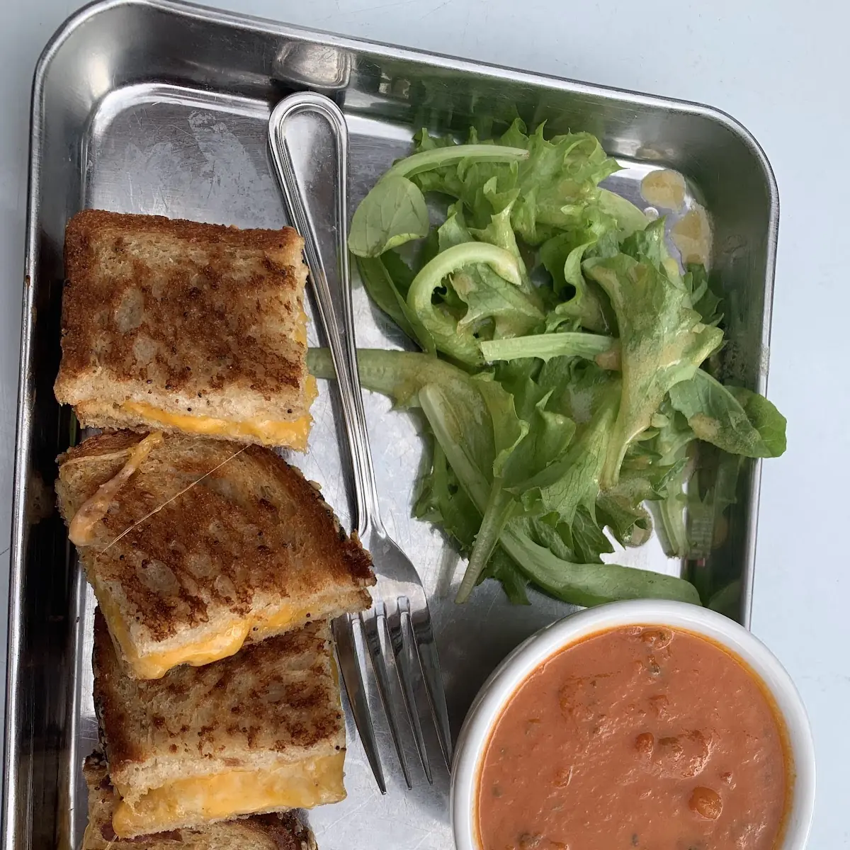 Four Cheese and Tomato Basil Soup