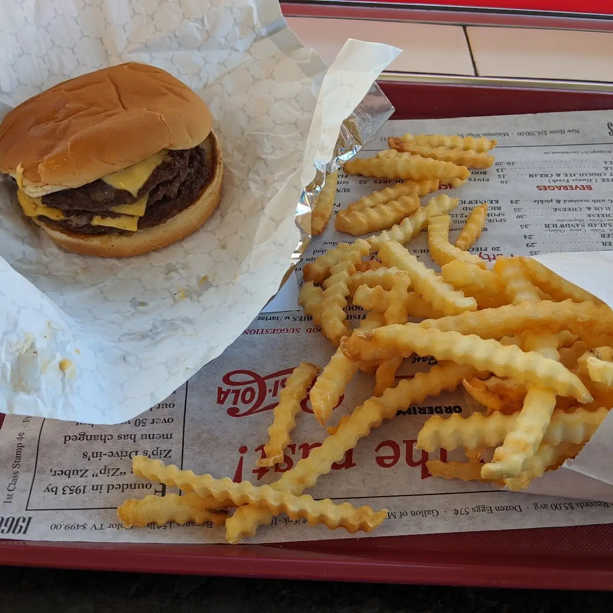 Triple Triple Cheese Burger