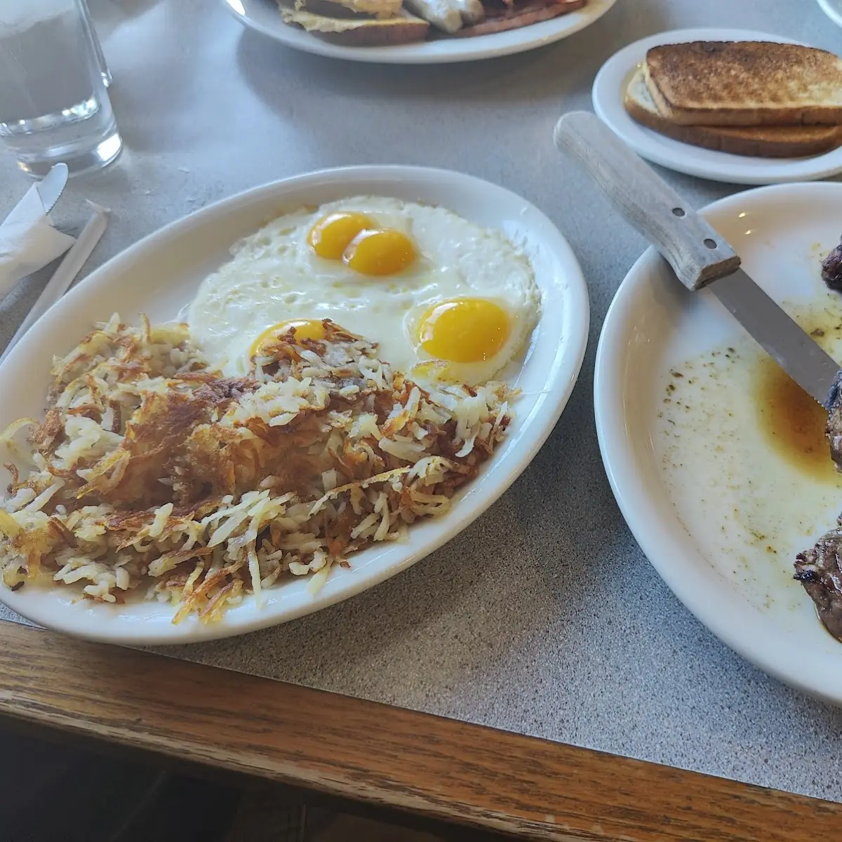 New York Strip and Eggs
