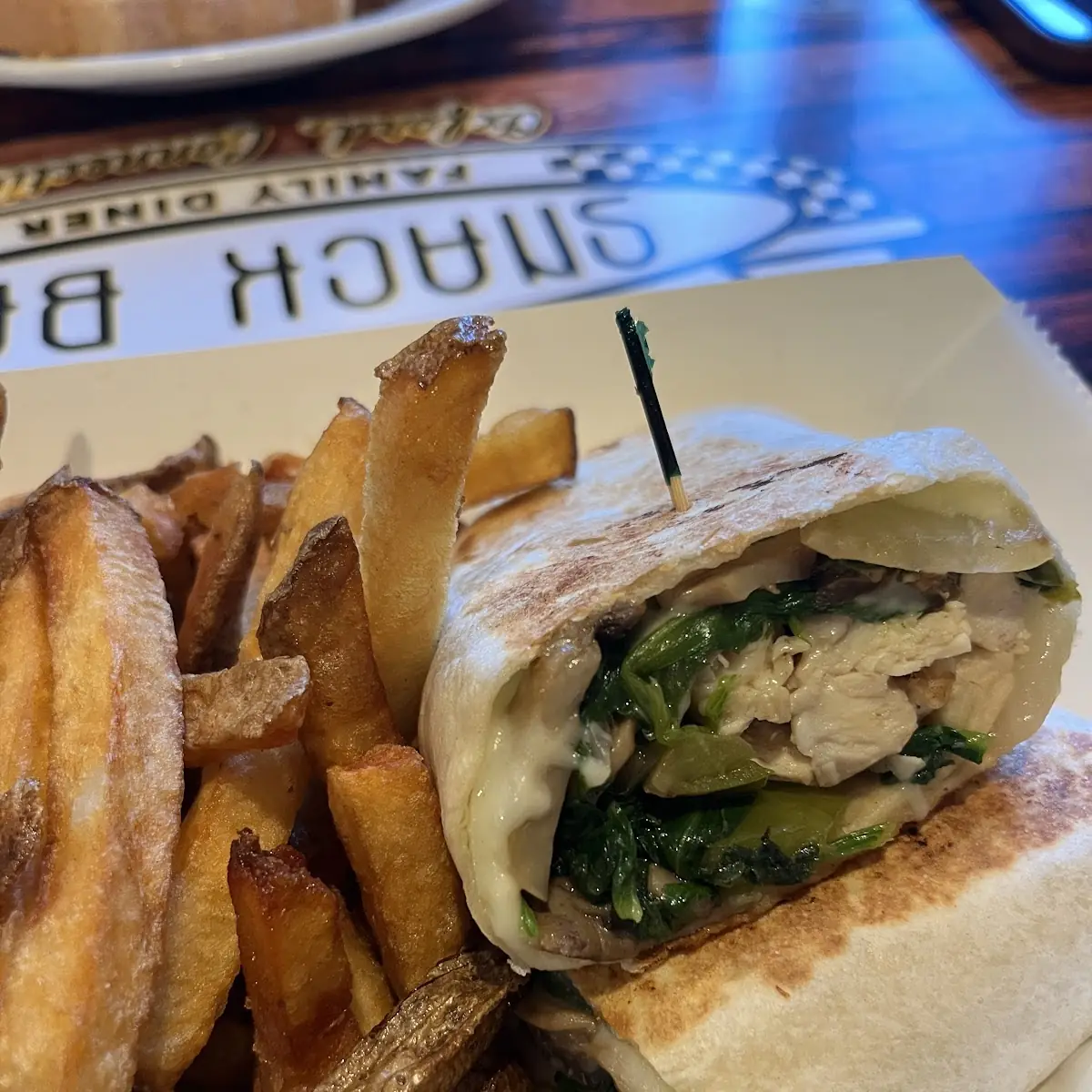 Chicken and Veggie Wrap