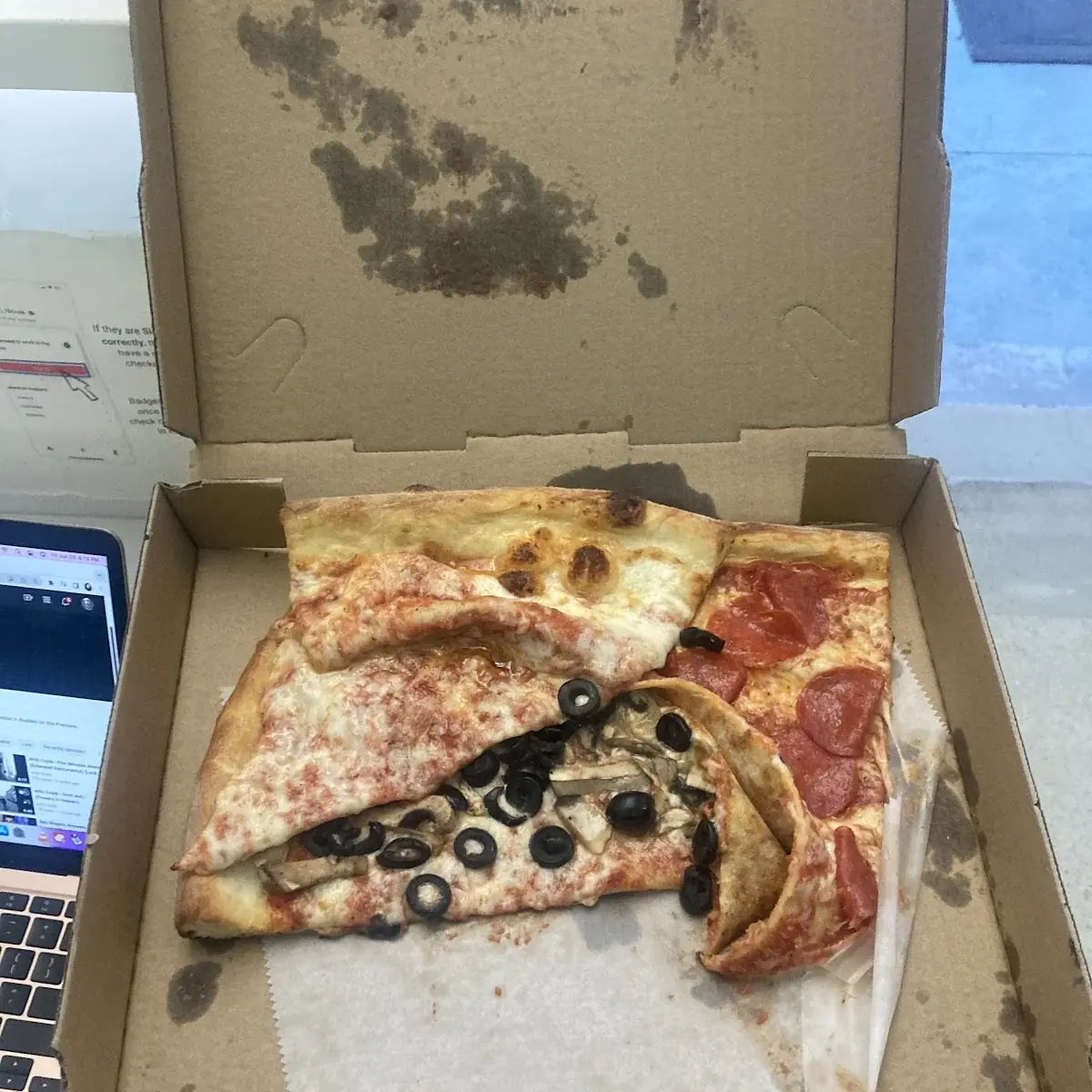 Assorted Pizza Slices