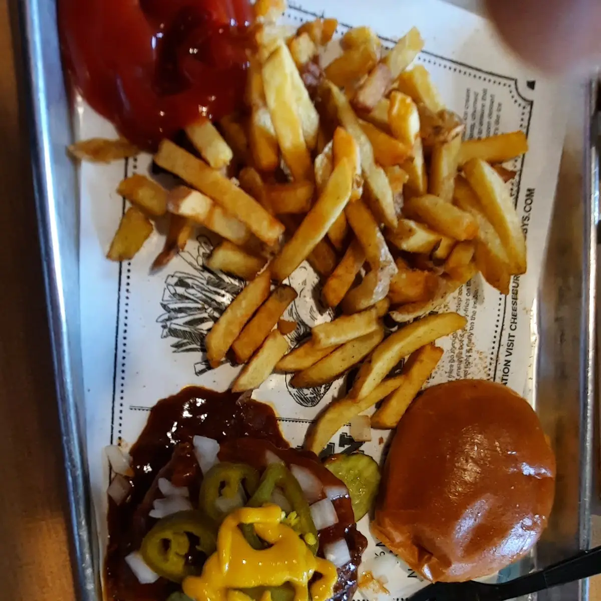 Chili Cheese Burger Combo