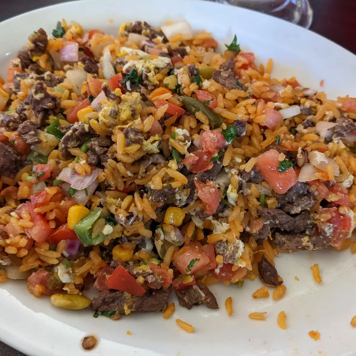 Steak Mexican Fried Rice