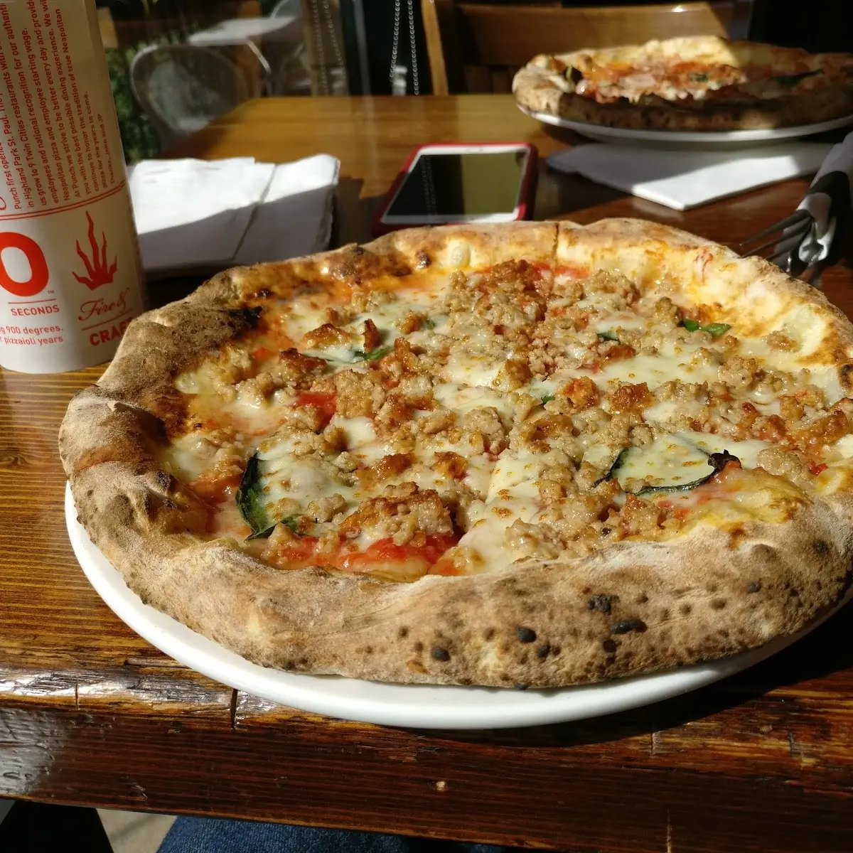 Double Sausage Margherita Pizza