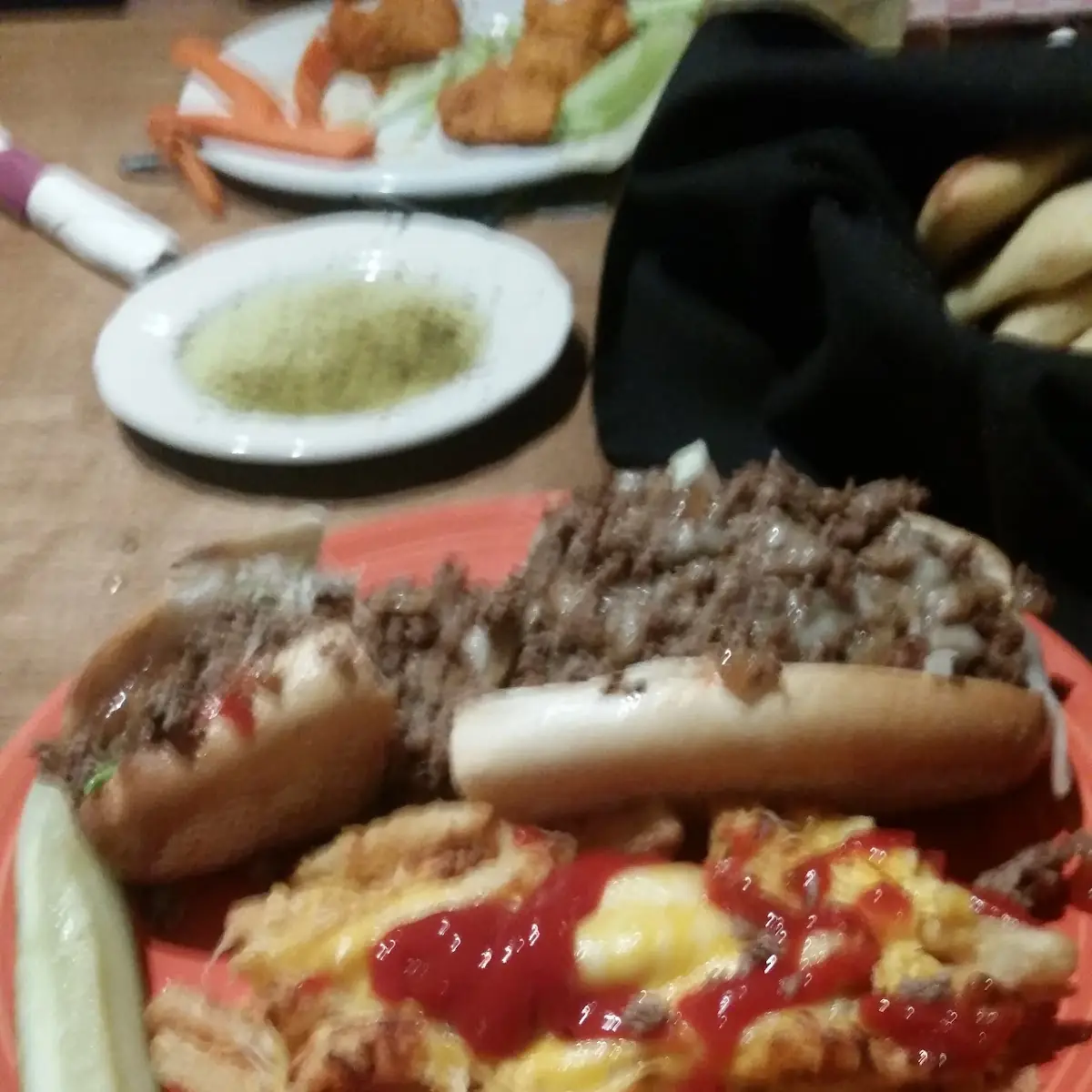 Cheesesteak with Cheese Fries