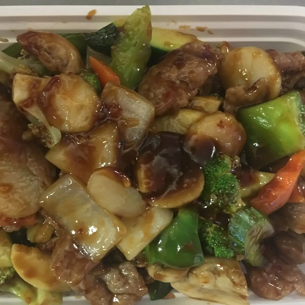 Triple in Garlic Sauce