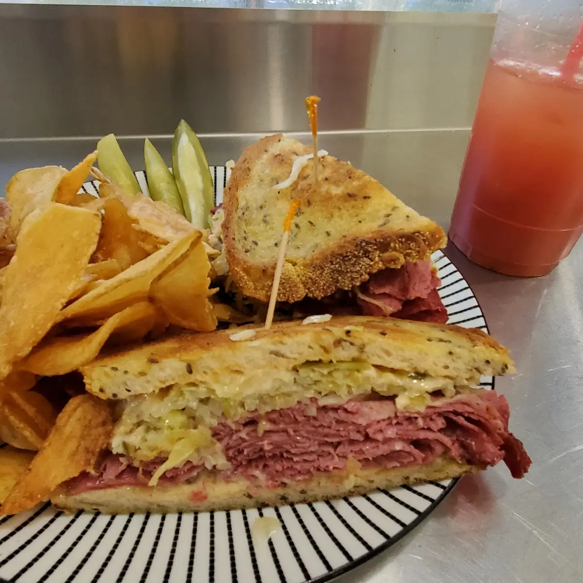 Chicago's  (windy city) Reuben Sandwich