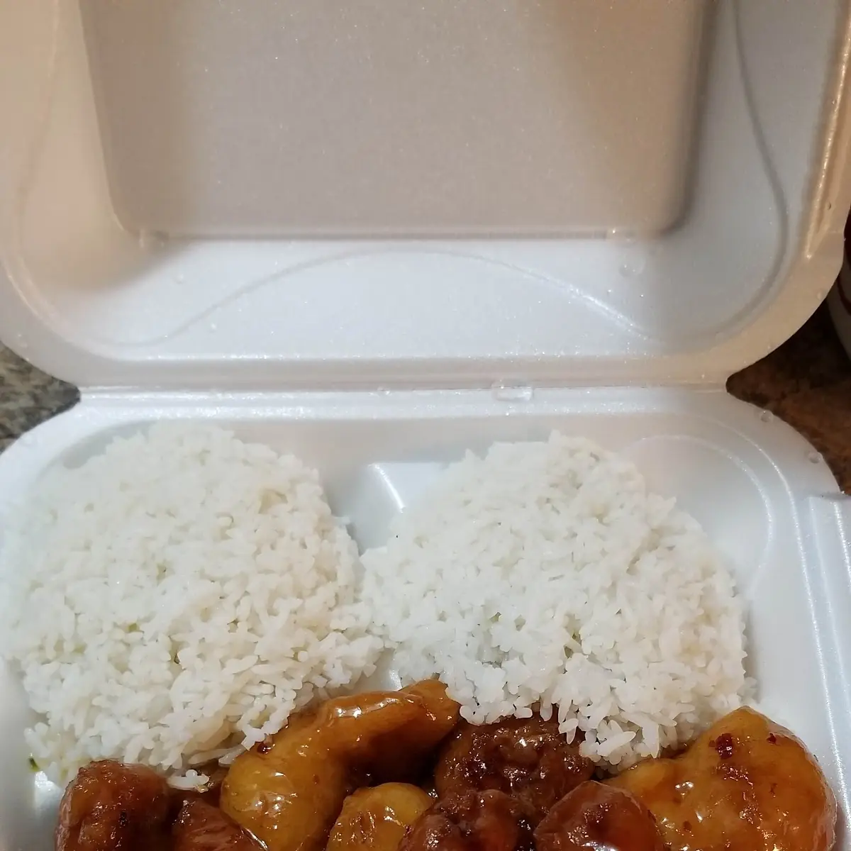 General Chicken with White Rice