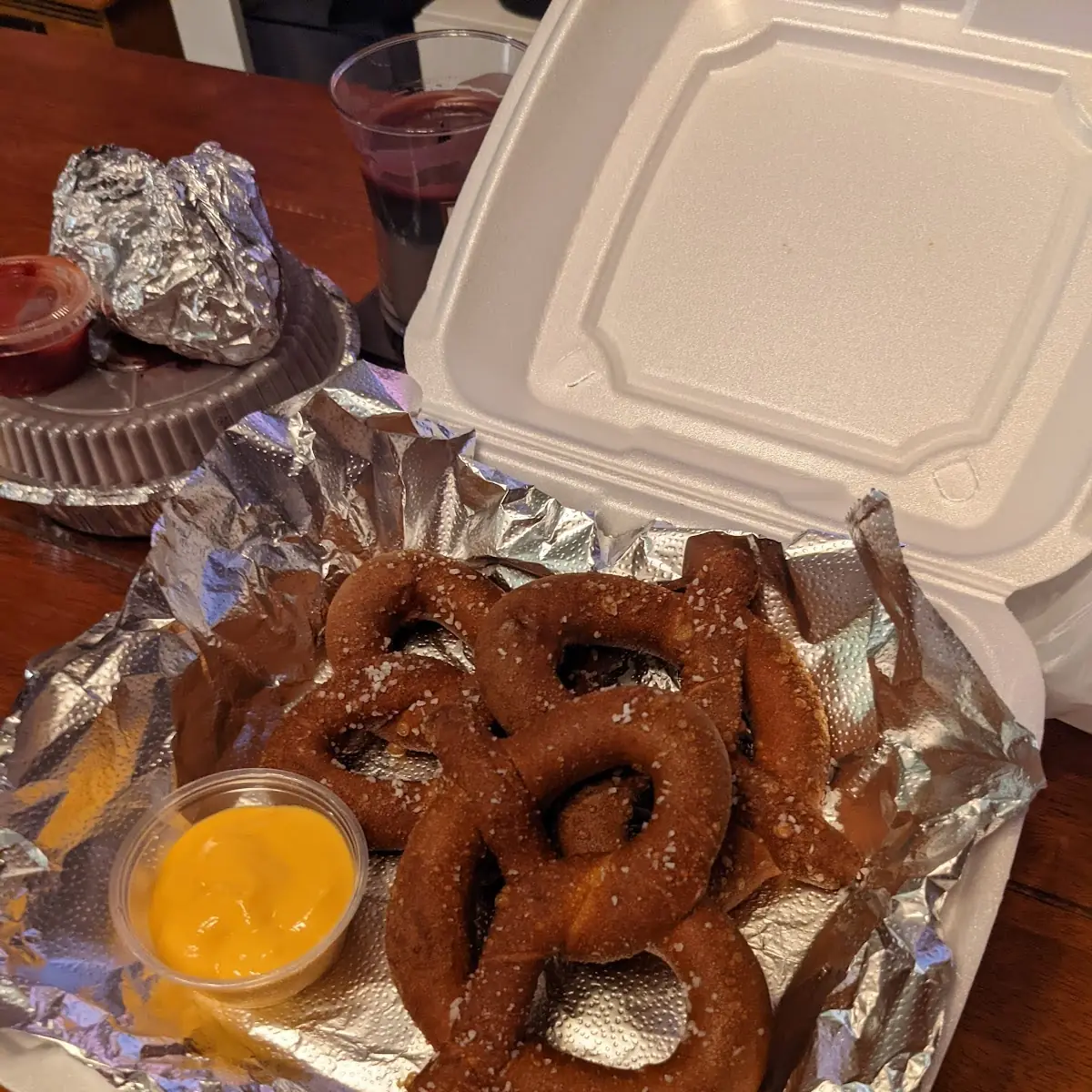 Soft Pretzels and Nacho Cheese