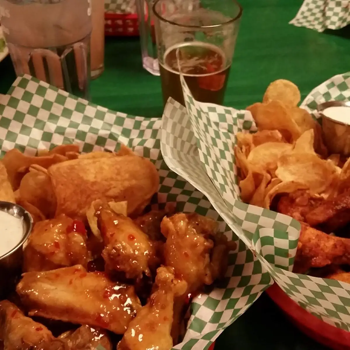 Chicken Wings and Fries