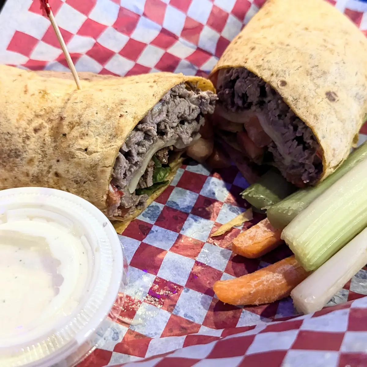 Steak and Cheese Wrap