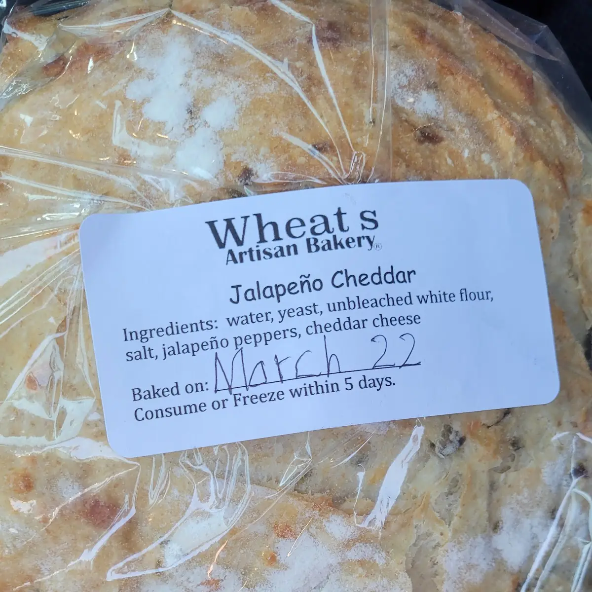 Jalapeño Cheddar Cheese Bread
