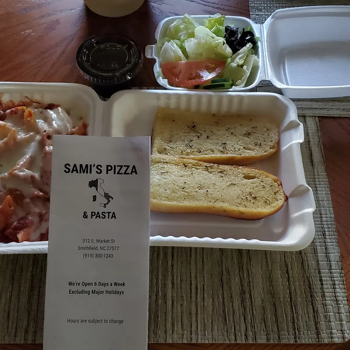 Bread and a Side Salad