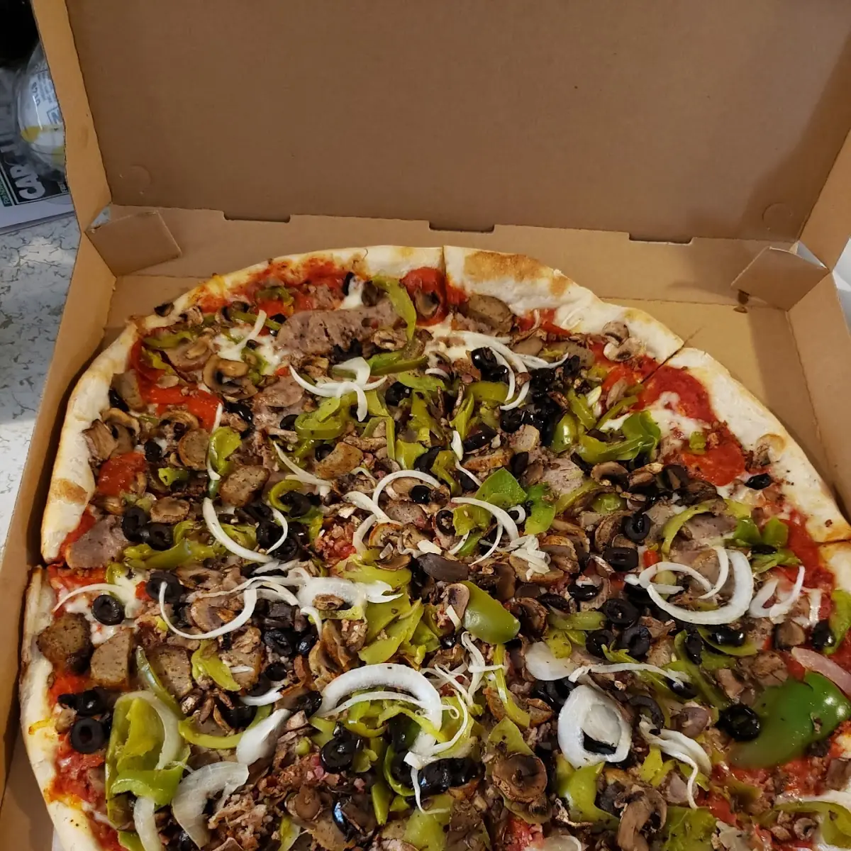 Cheesesteak Pizza