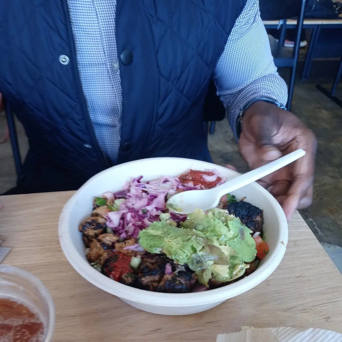 Brown Rice Bowl with Grilled Chicken