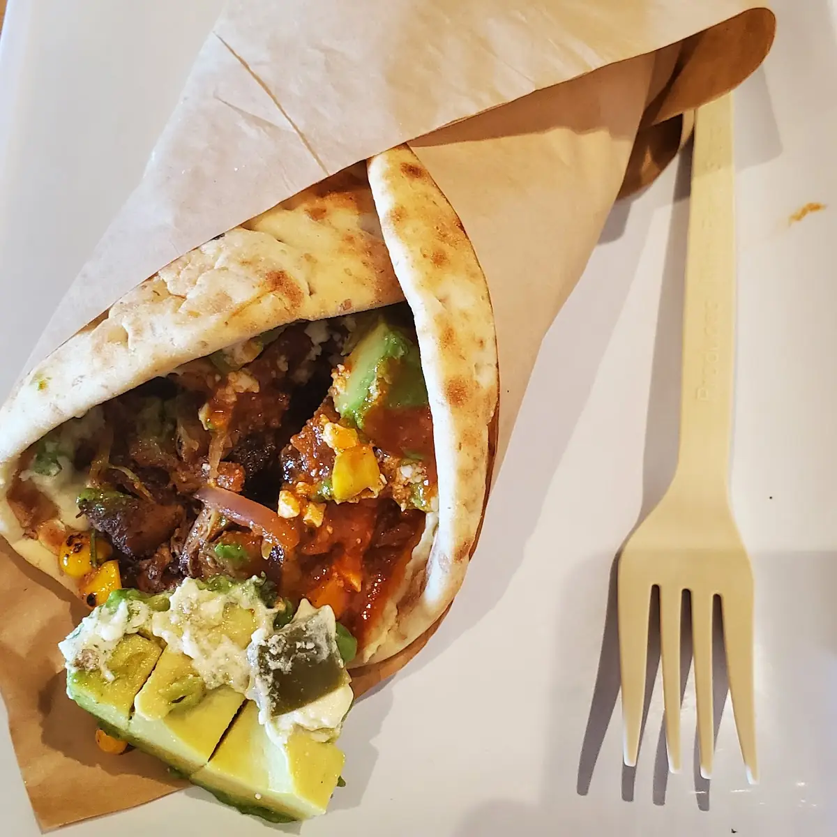Harrisa Honey Chicken Pita