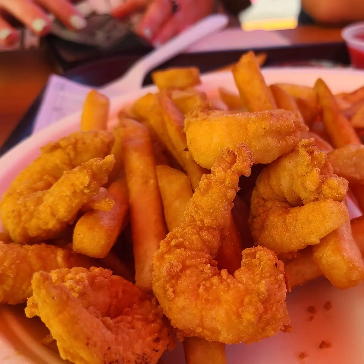 Fried Shrimp and Fries