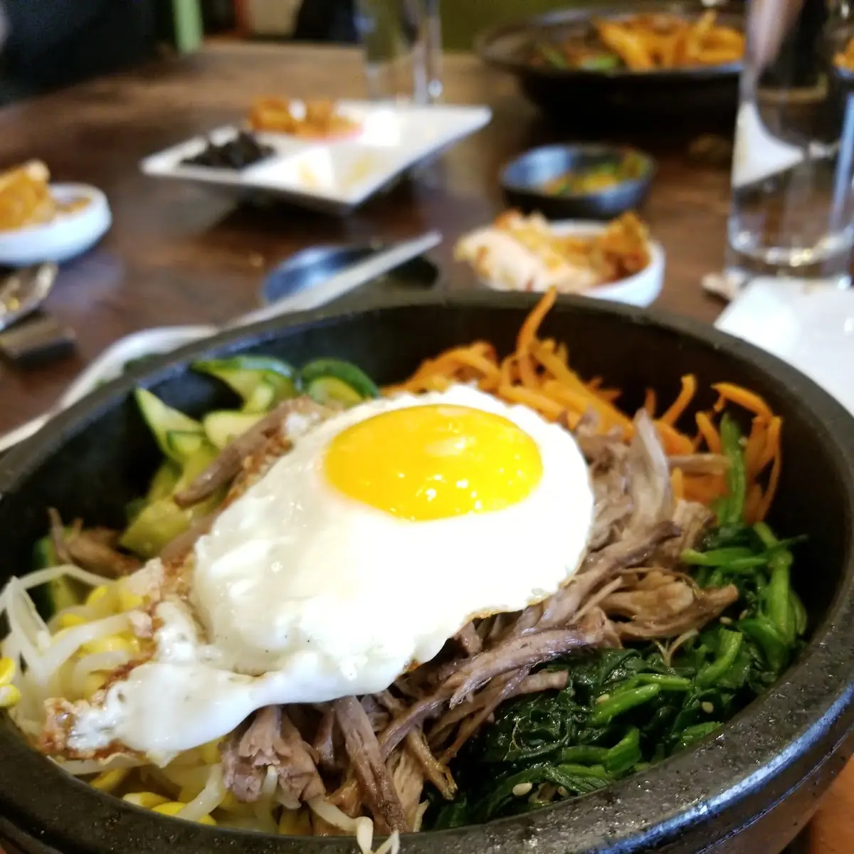 Dolsot Bibimbap with Fried Egg