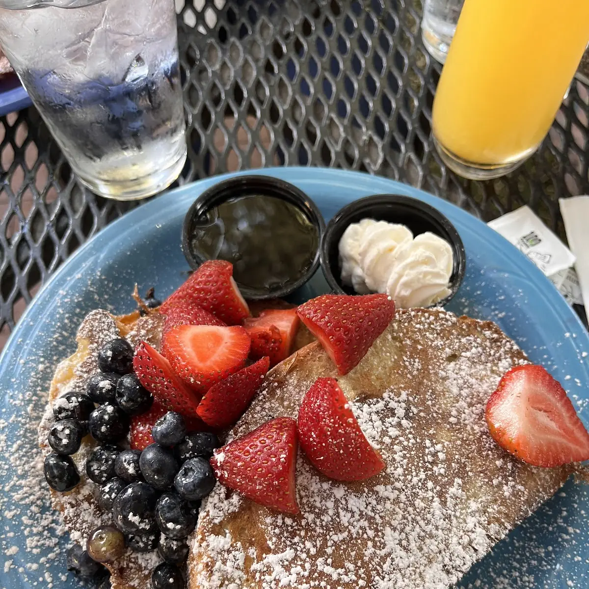 Fruit Cream Cheese French Toast