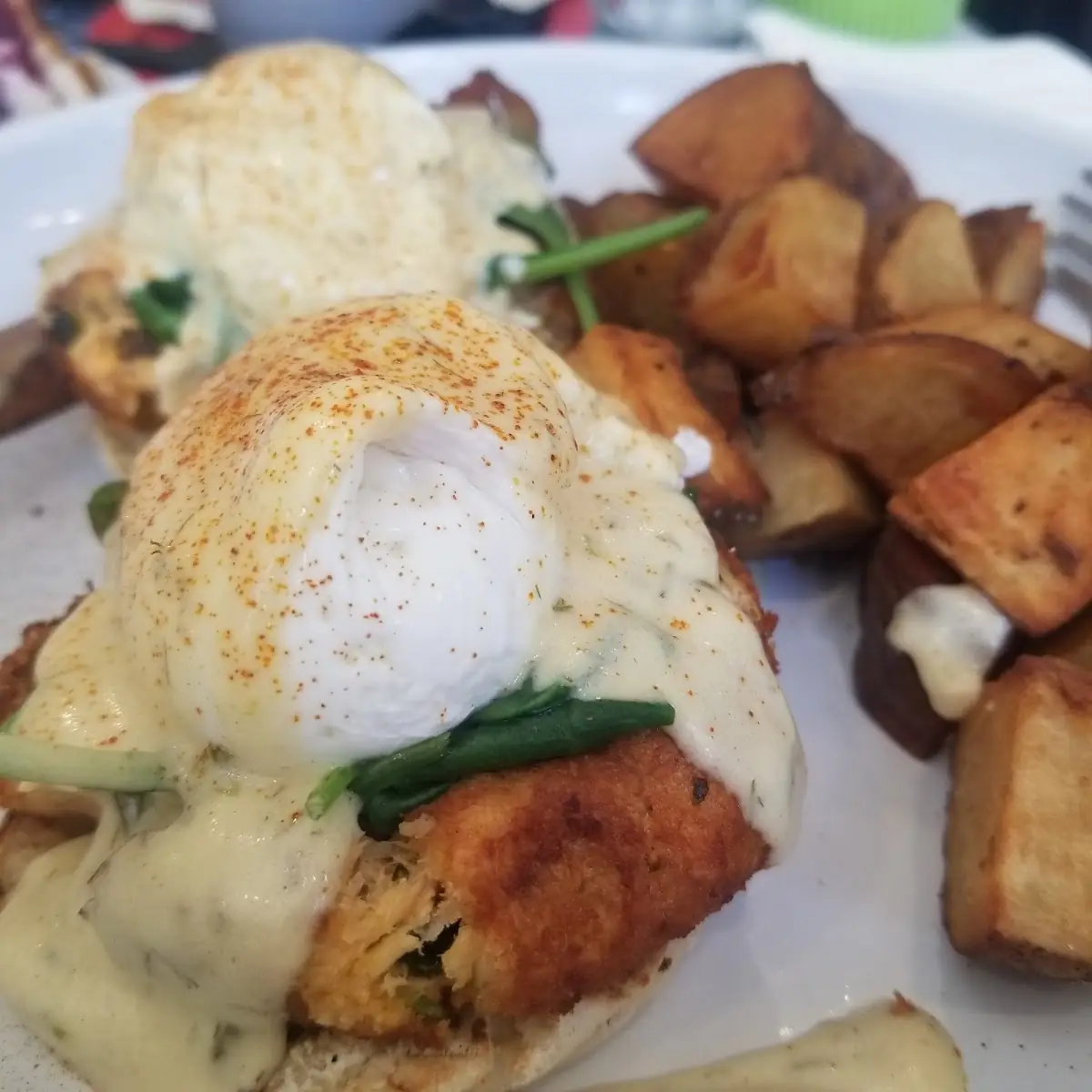 Salmon Cake Benedict