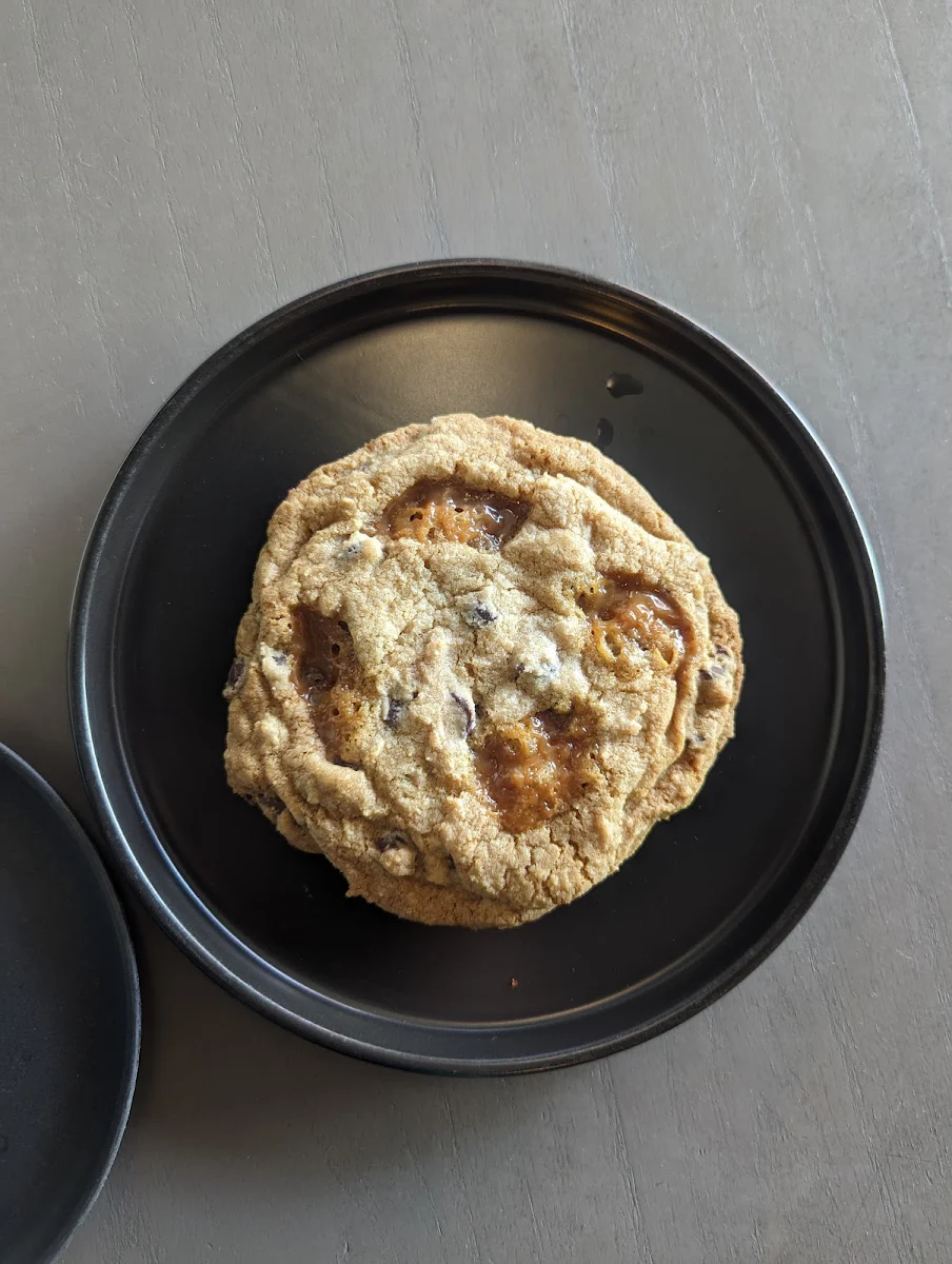 Salted Caramel Chocolate Chip Cookie
