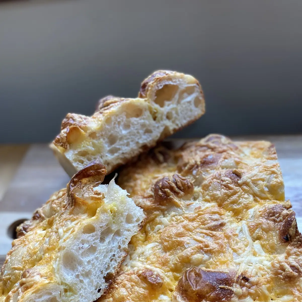 Cheesy Garlic Focaccia