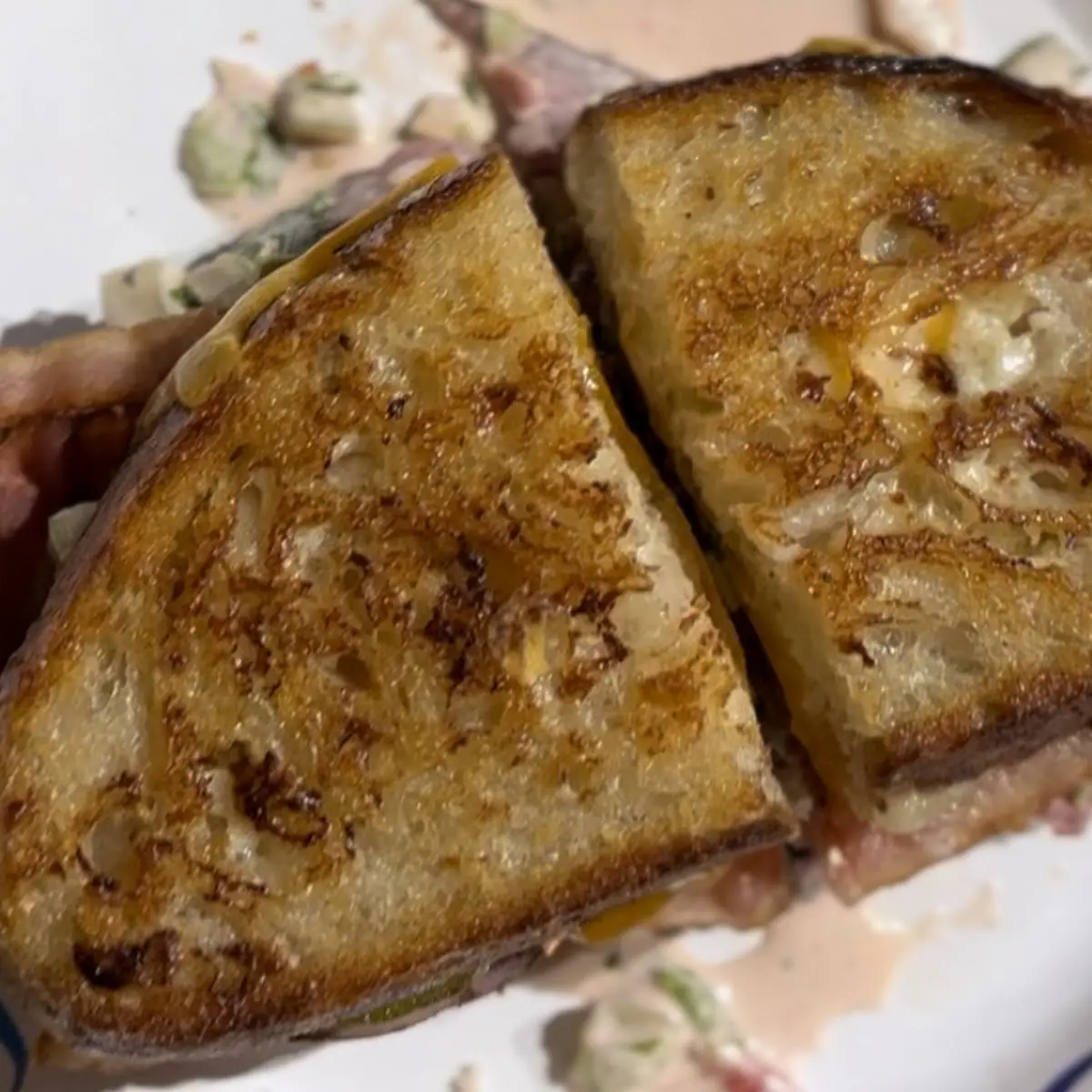 Spicy Bacon Grilled Cheese