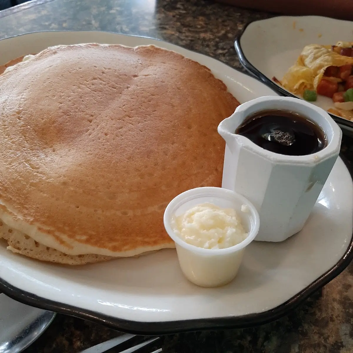 Omelette and Pancake Combo