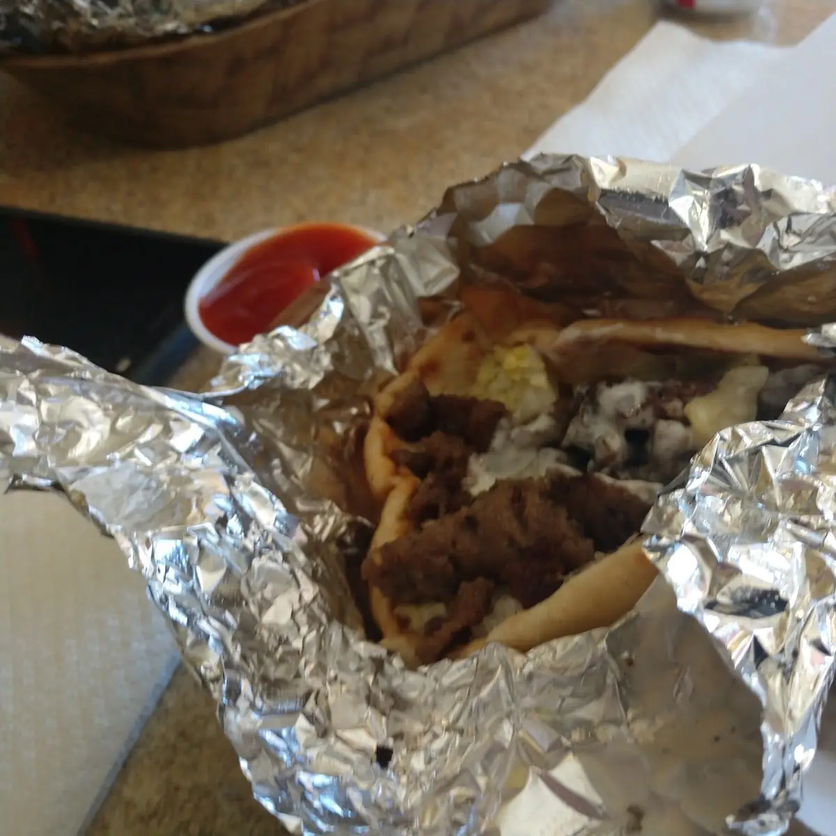 Gyro and Fries