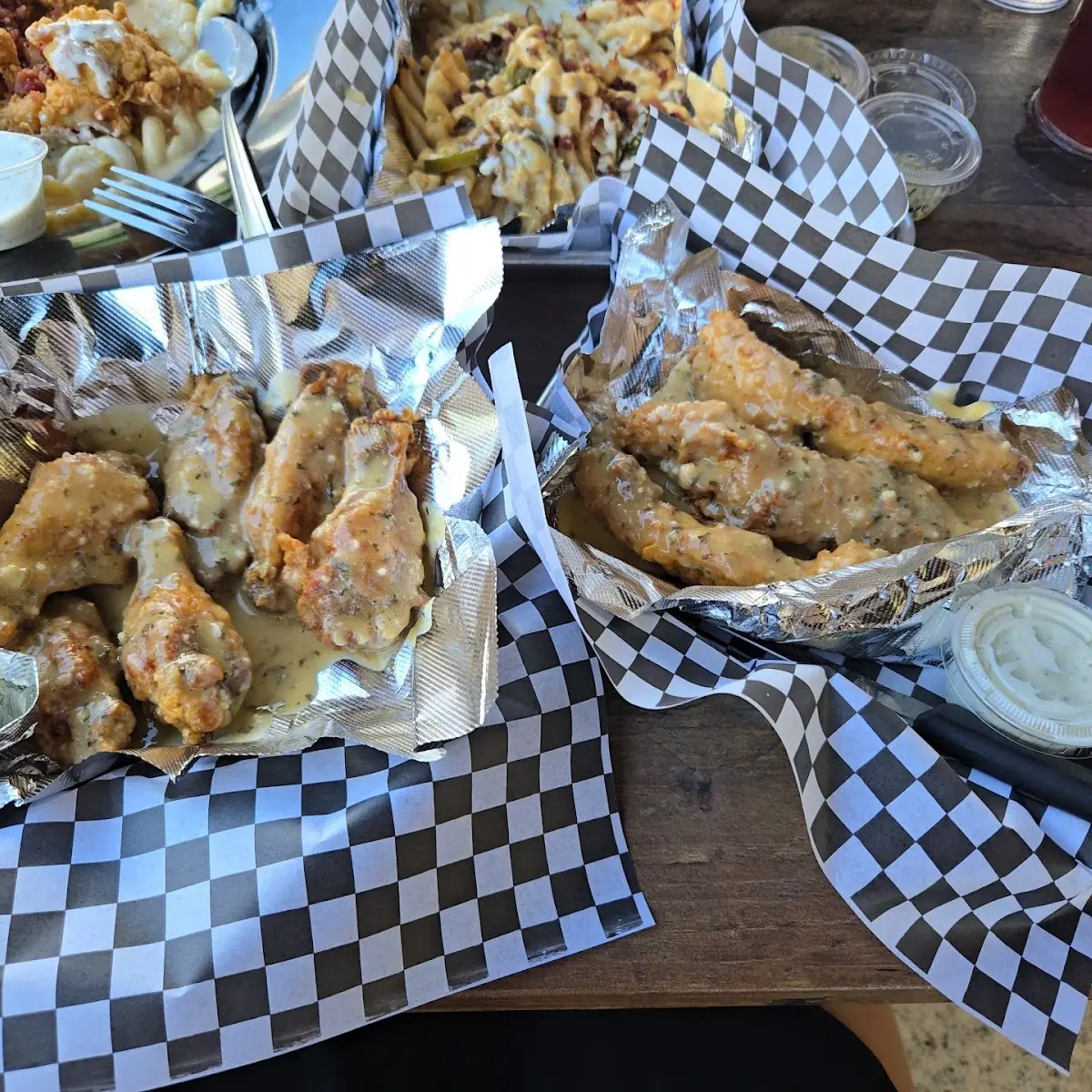 Garlic Parmesan Wings and Tenders