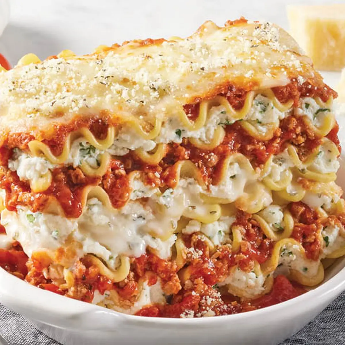 Cheesy Double-Stack Lasagna