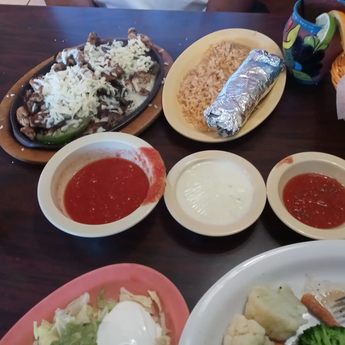 Hot Cheese Steak and Chicken Fajitas