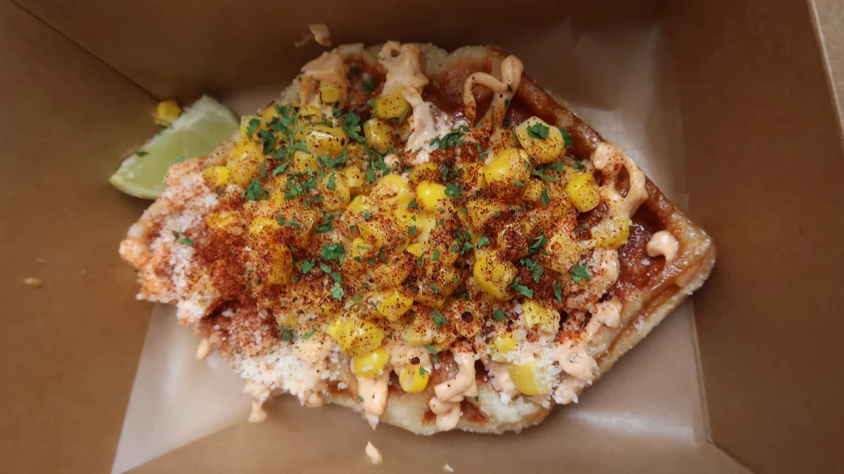 Mexican Street Corn Croffle