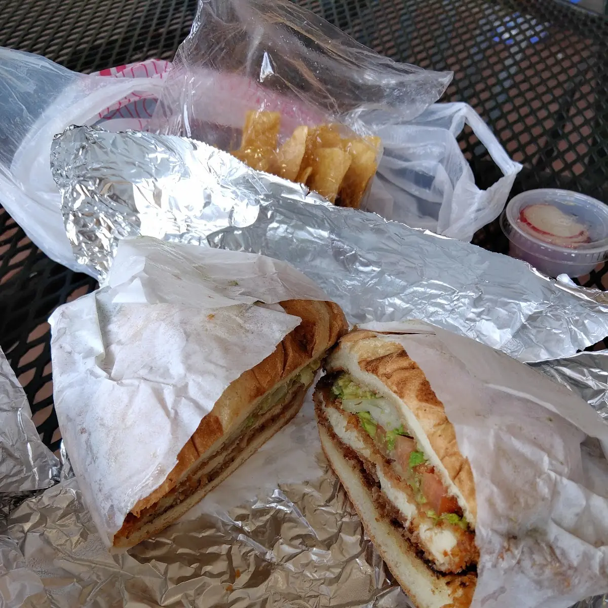 Pollo Empanizado Torta