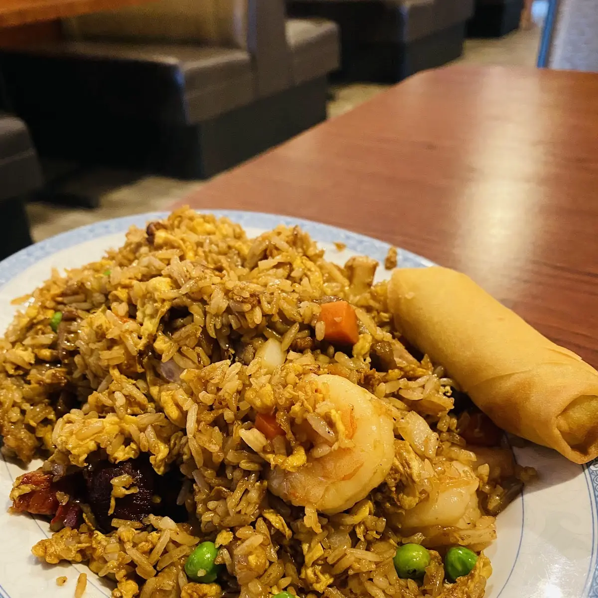 Pork Fried Rice with Shrimp