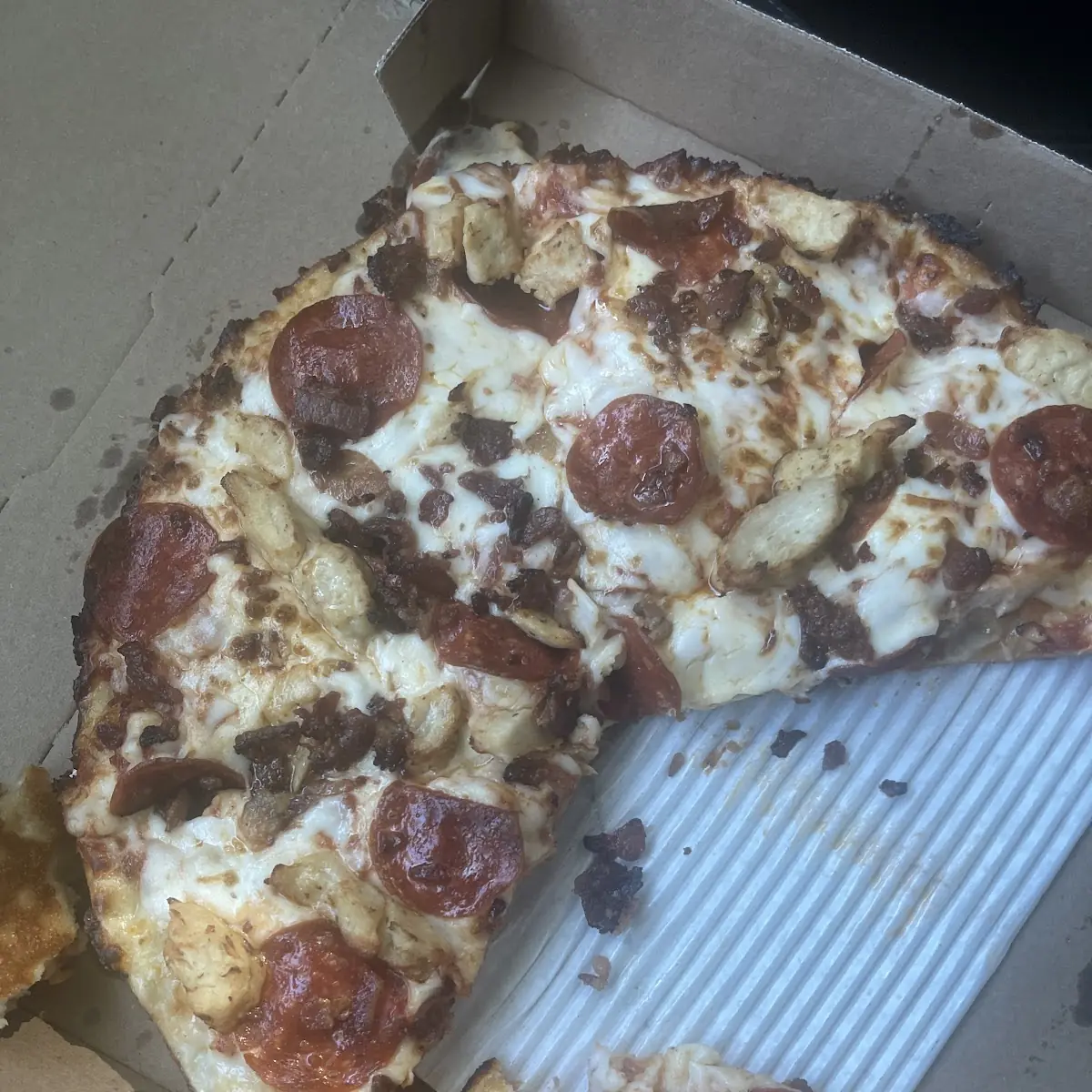 Three Topping Pizza Thin Crust