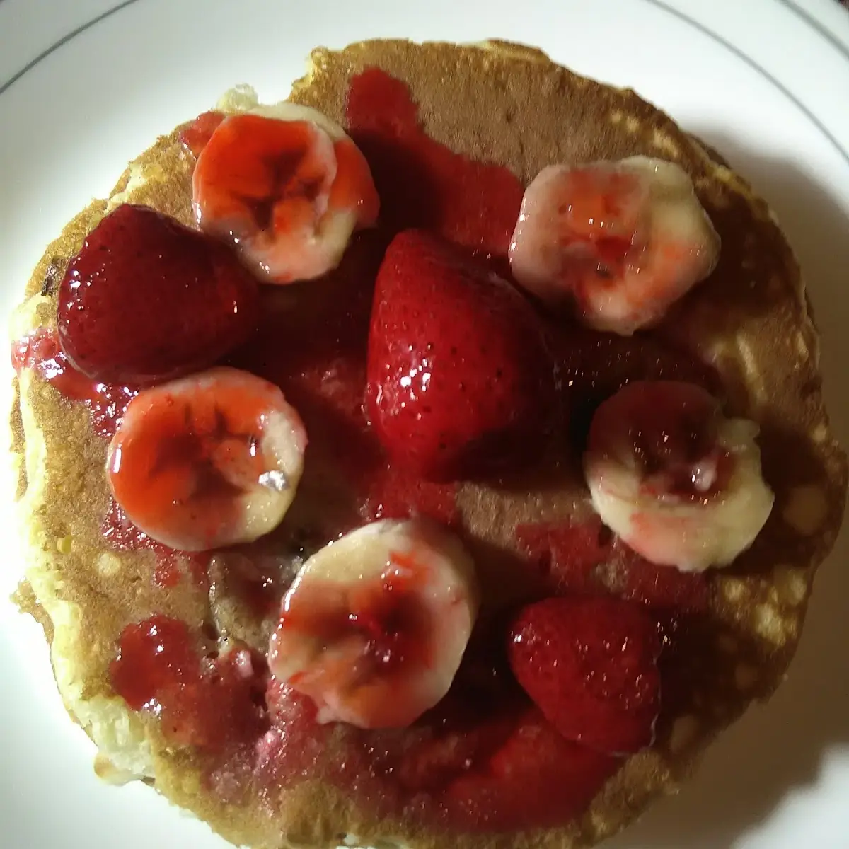Strawberry Banana Pancakes