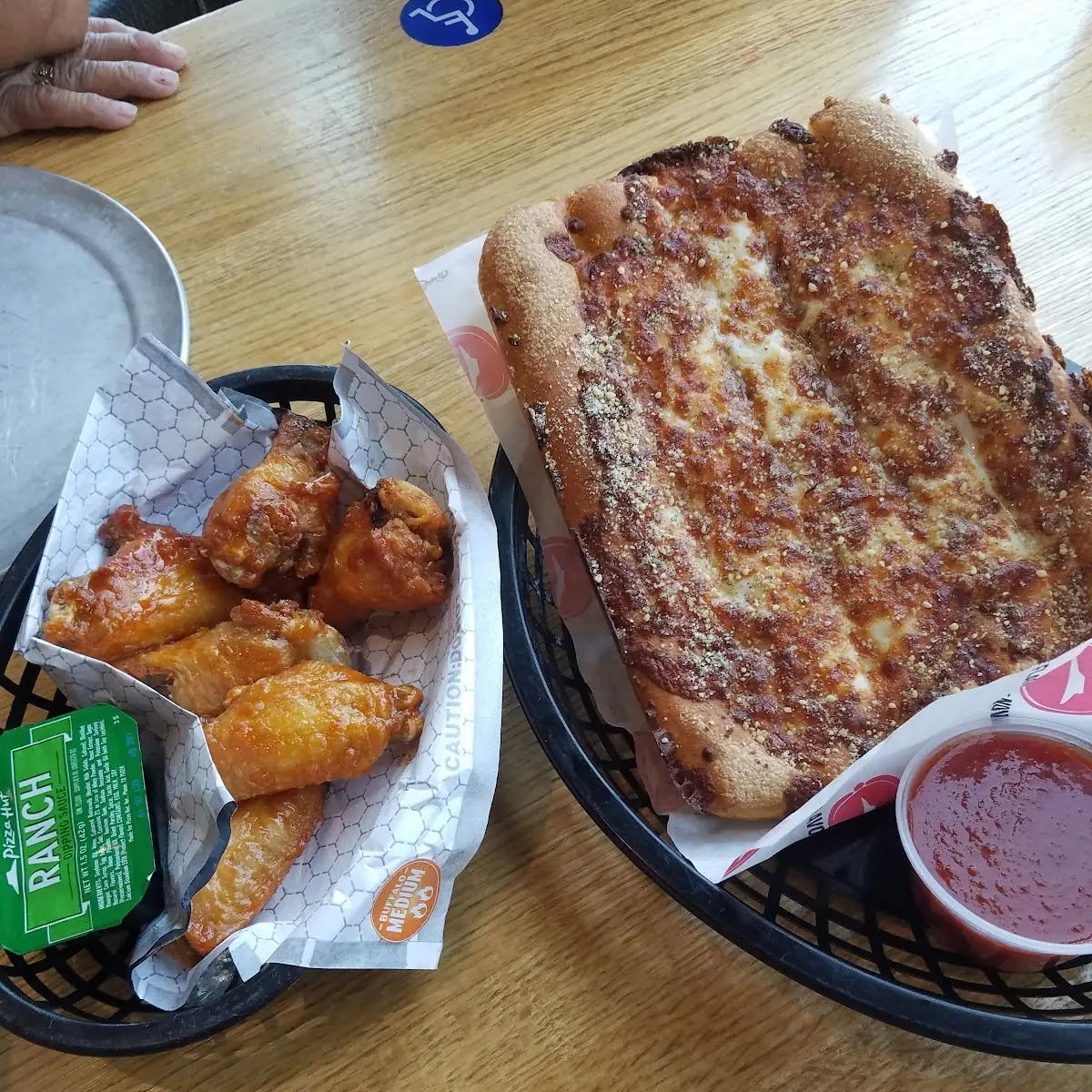 Cheese Sticks and Boneless Chicken Wings