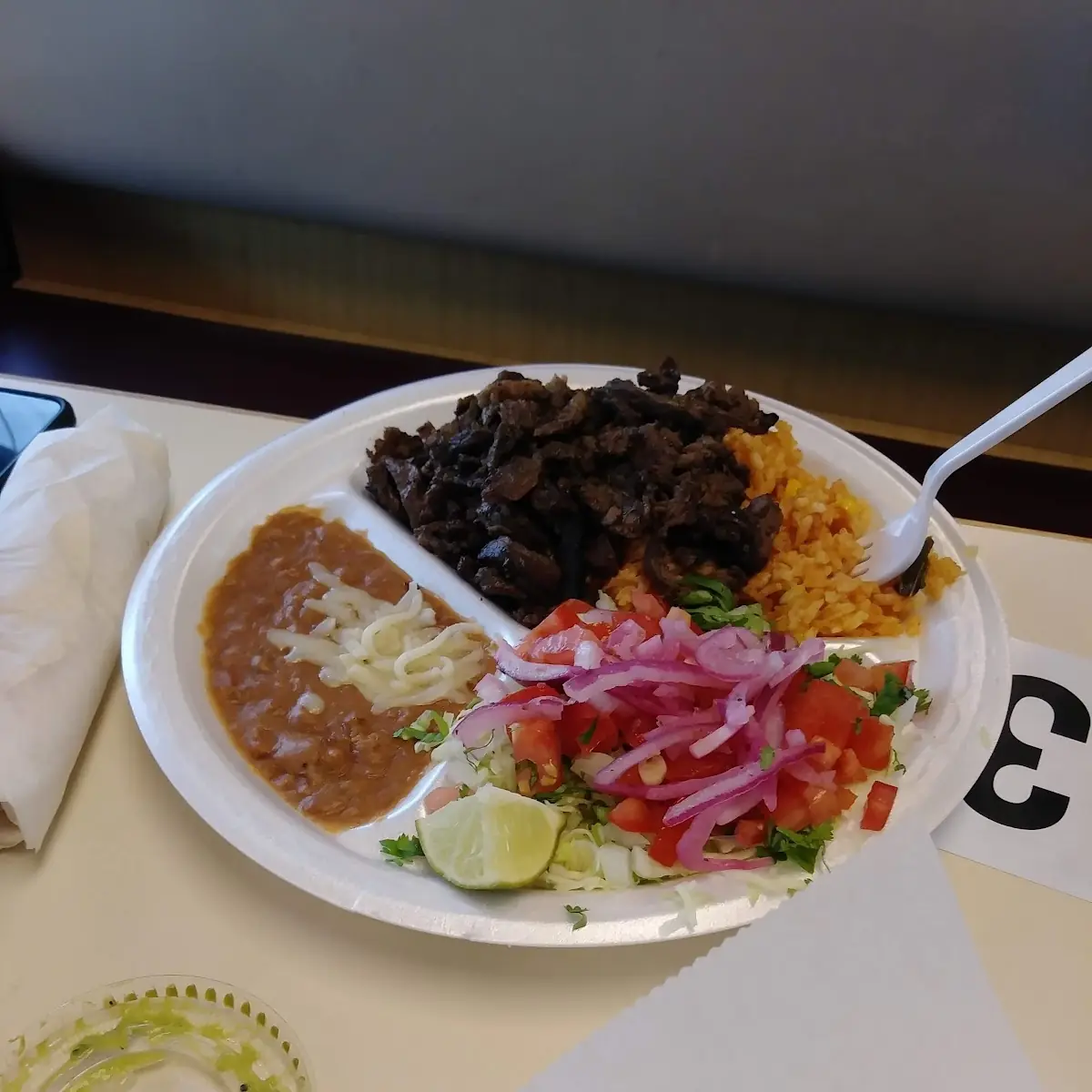 Burrito Panzon Rice Beans