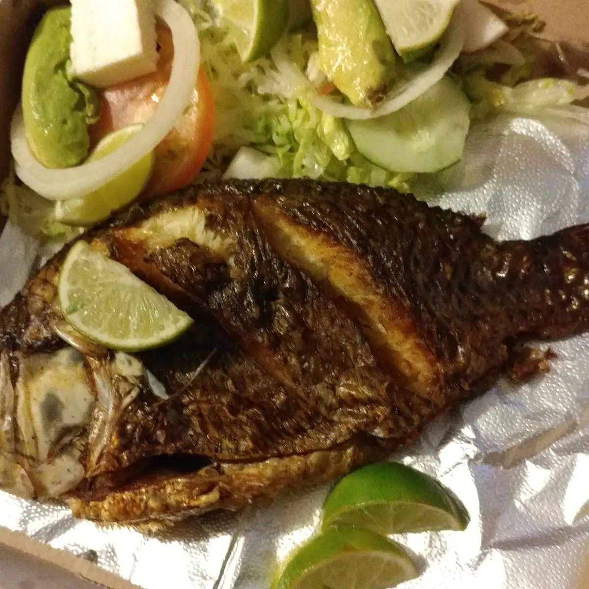 Mojarra Frita Fried Porgie