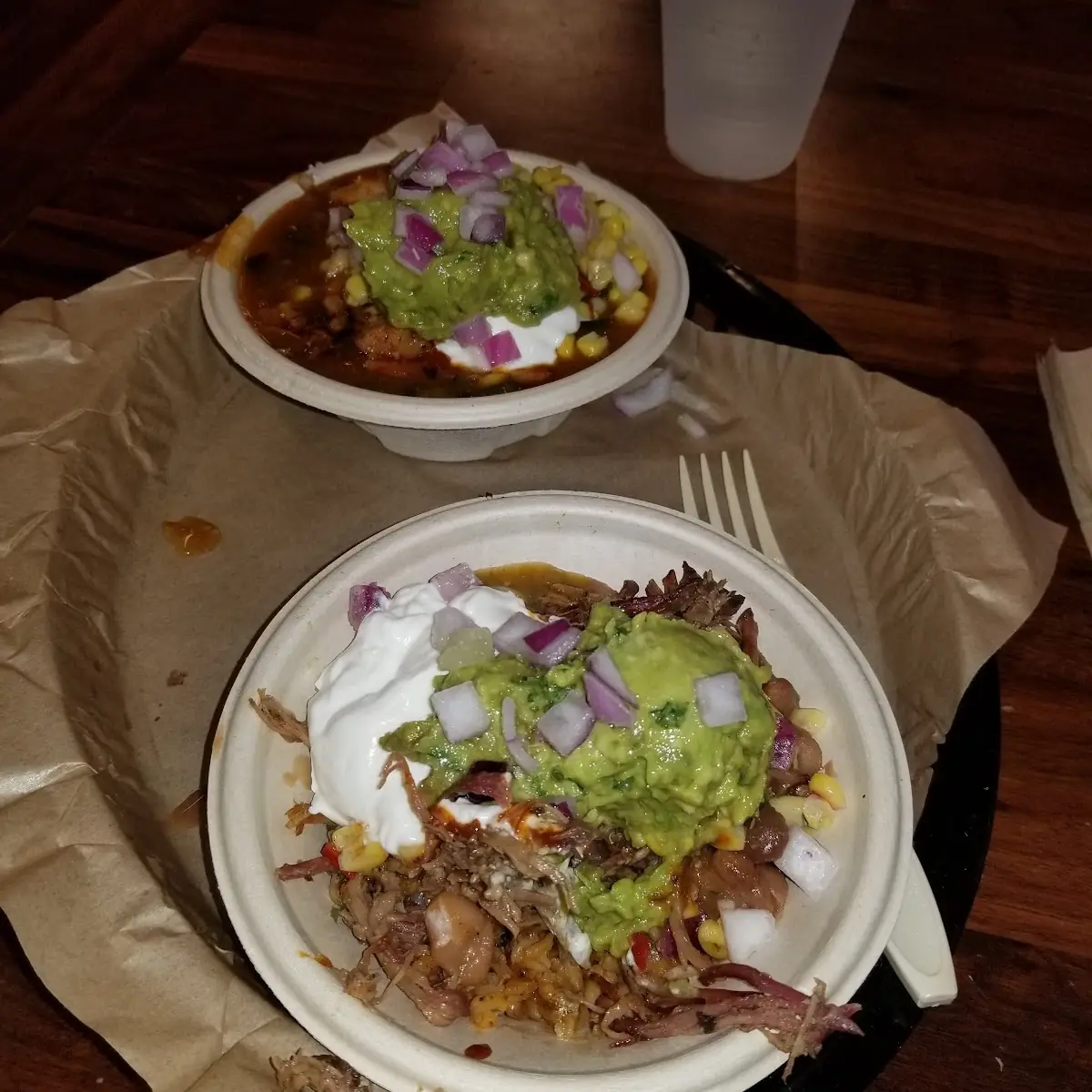 Burrito Bowl and Loaded Totilla Soup