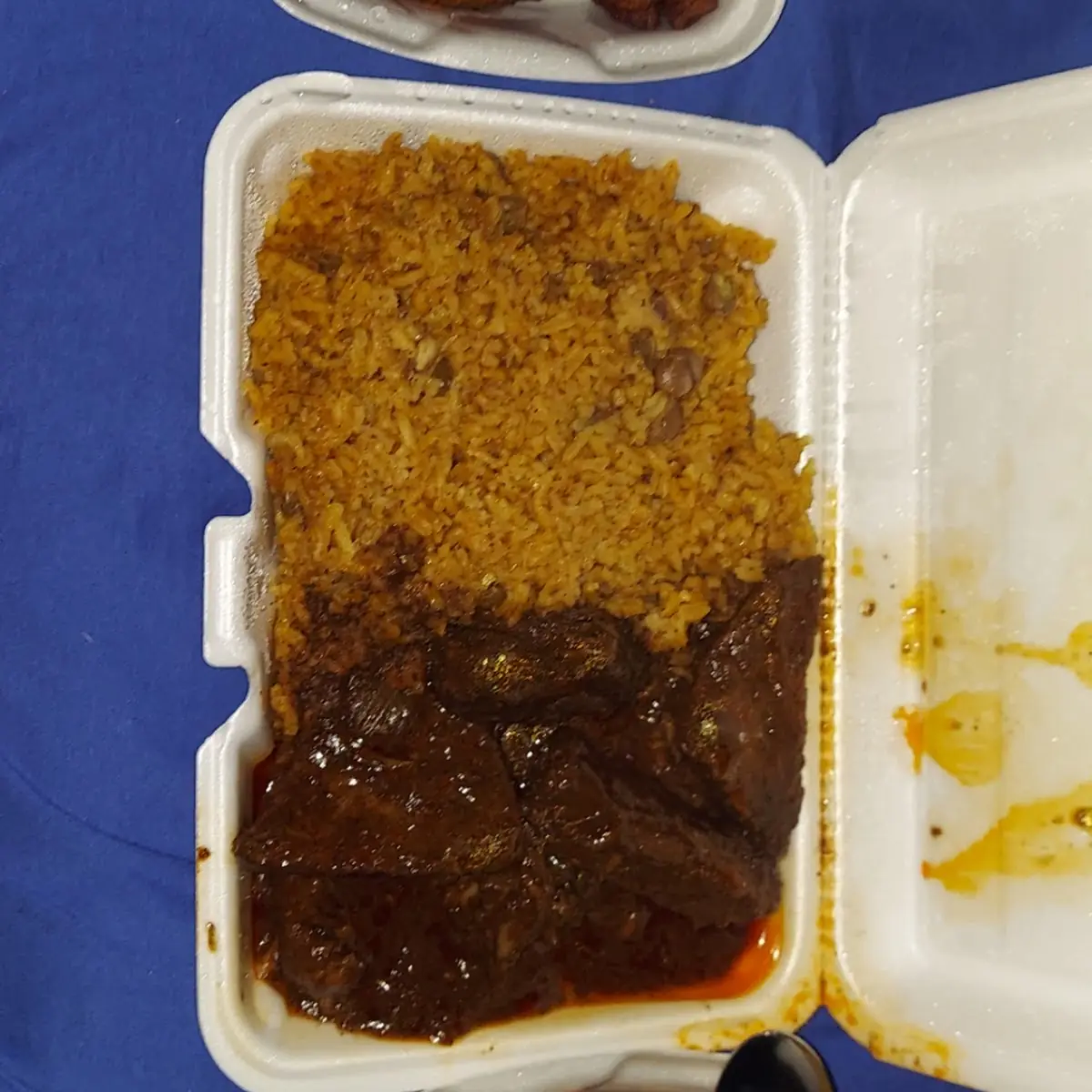 Yellow Rice and Empanada De Carna